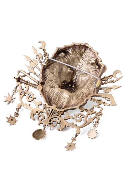 Ottoman Metallic Brooch
