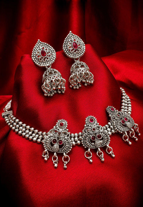 Cheap silver deals jewlery sets