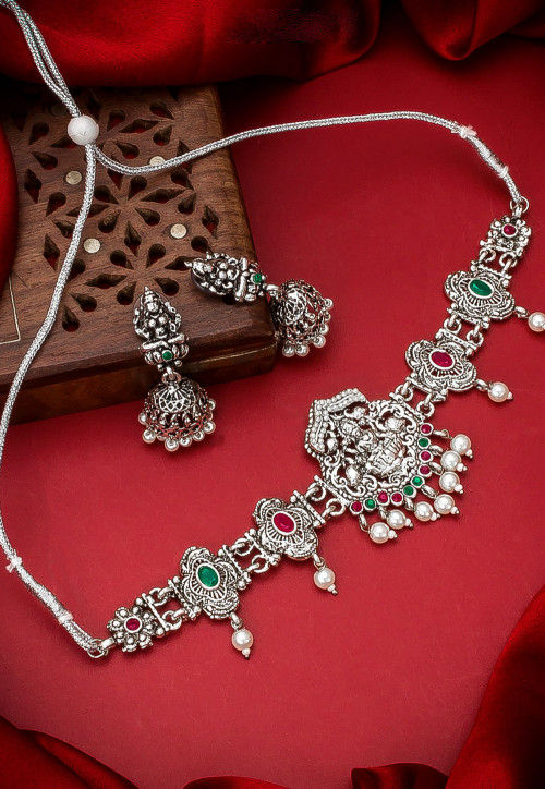 Oxidised bridal hotsell jewellery set