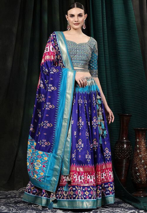 Radiant Blue Lehenga Choli Collection | Zeel Clothing | Color: Blue