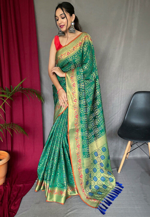 New Patola Saree at Rs.1275/Piece in surat offer by Krishna Creation