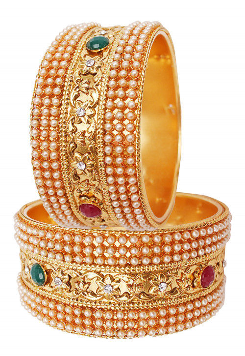 Pearl Pair of Bangles