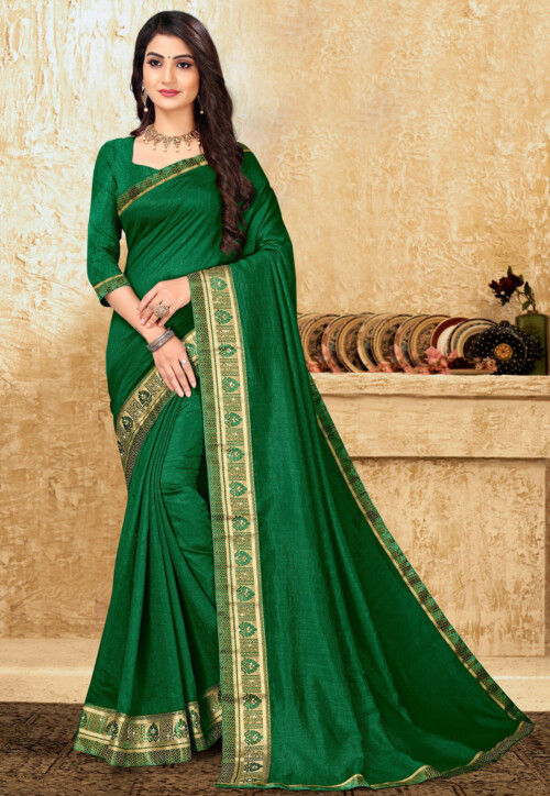 Shop Chiffon Silk Printed Sage Green Color Saree Festive Wear Online at  Best Price | Cbazaar