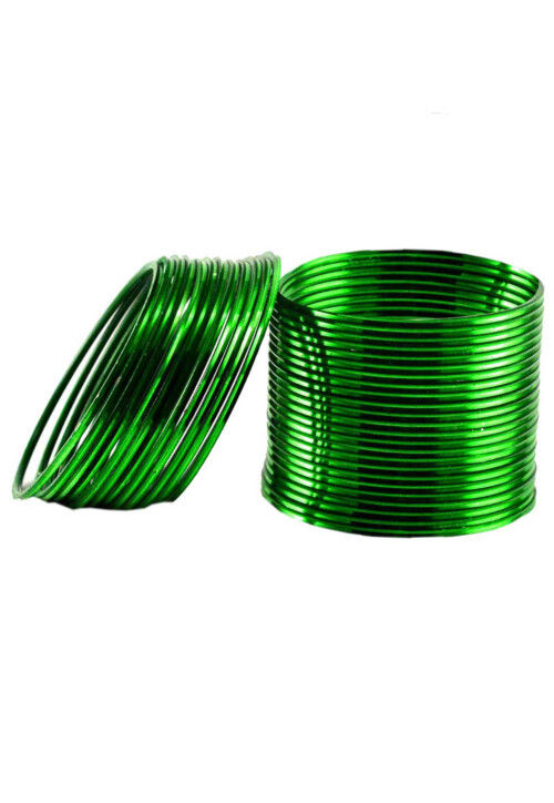 Plain green bangles store