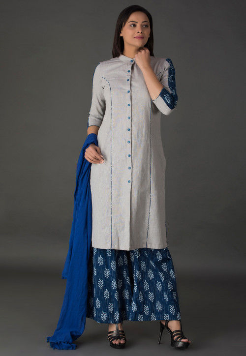 front button churidar