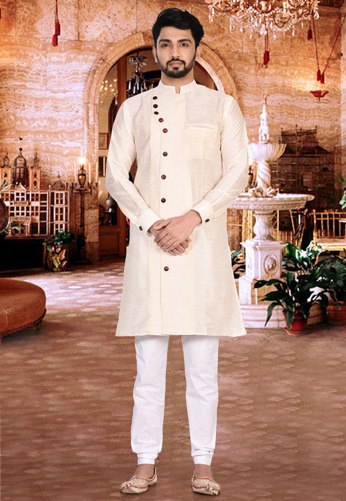 Plain sherwani best sale