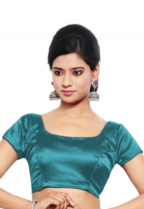 plain satin blouse