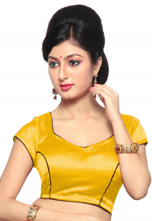plain satin blouse