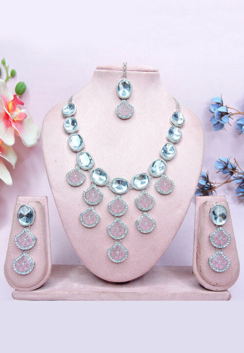 Polki Studded Necklace Set