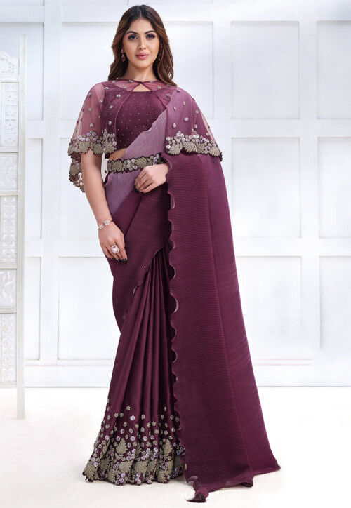 Purple Saree Shape Wear, Size: Medium at Rs 200/piece in New Delhi