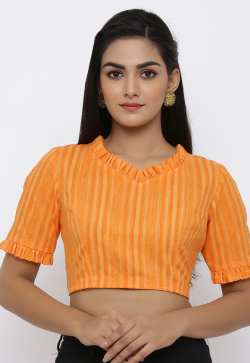 Cotton print blouse Clearance