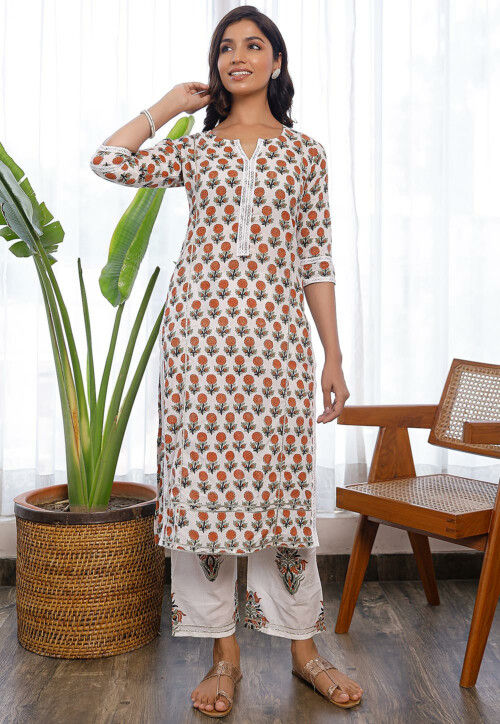 Cotton Green Printed Suit Set | Latest dress design, Designer outfits  woman, Women salwar suit