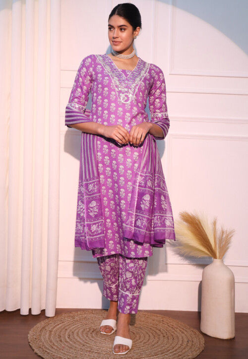 Cotton punjabi dresses online hot sale