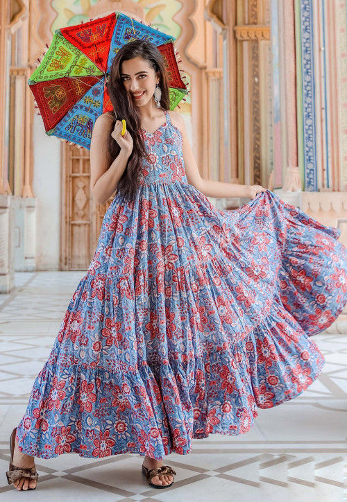 Buy Lacxo Cotton Umbrella Dress Material at Amazon.in
