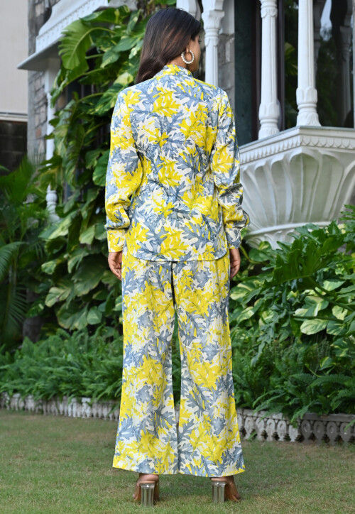 Printed Pure Cotton Co Ord Set in Multicolor