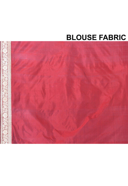 Pure Katan Silk Handloom Saree in Maroon