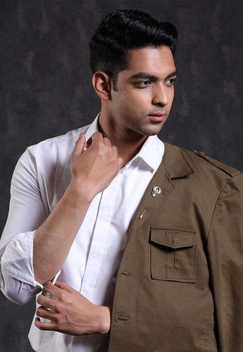 Rising Phoenix Metallic Lapel Pin