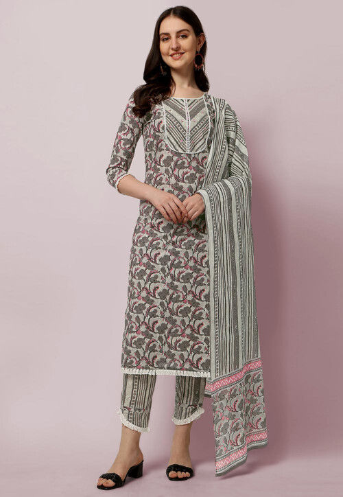 Sanganeri cotton suit online