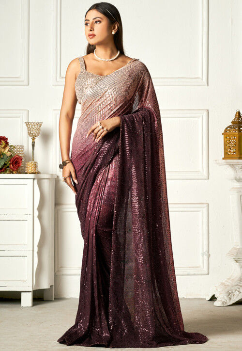 Shop SU17 - Sequins Saree Online | Buy from Indian Store, USA