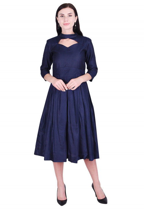 Buy Navy Blue Gown For Kid Girls  Mumkins