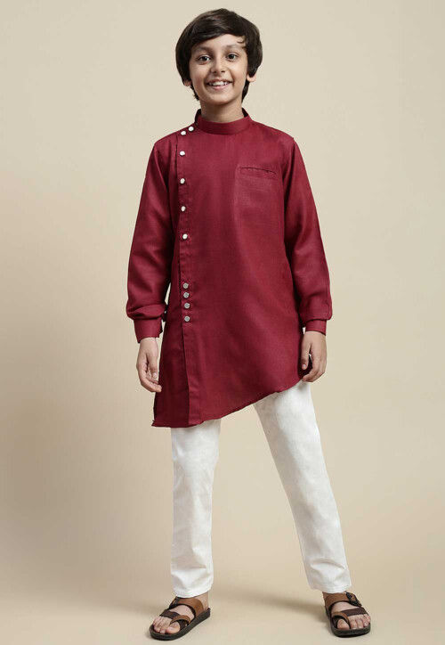 Asymmetric kurta pajama best sale