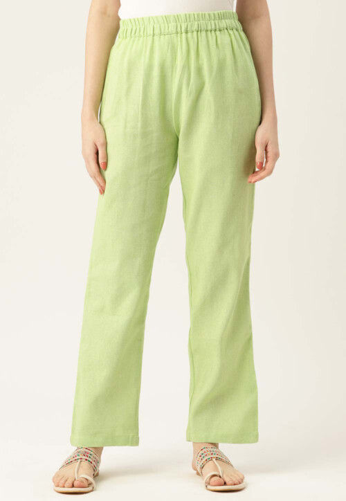 Buy Jenkoon Women's Cotton Linen Pants Back Elastic Drawstring Tapered Pants  Lightweight Summer Trousers Online at desertcartINDIA