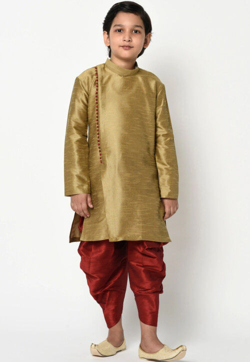 Silk dhoti kurta set hotsell