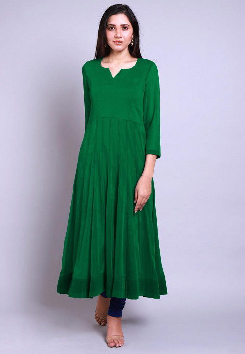 Solid anarkali kurta shop