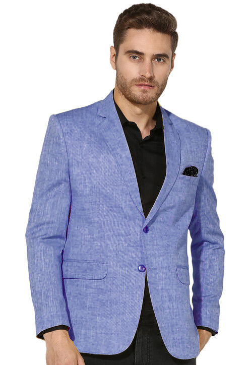 Indigo blue blazer shop