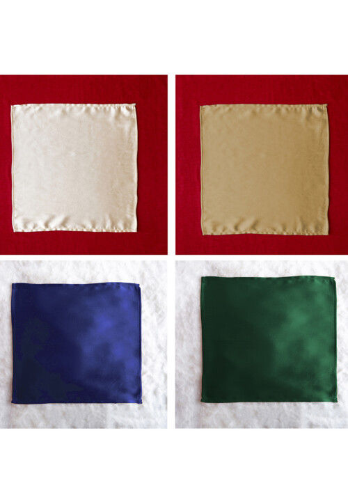 Buy Solid Color Pocket Square Combo in Multicolor Online : MTE2177 ...