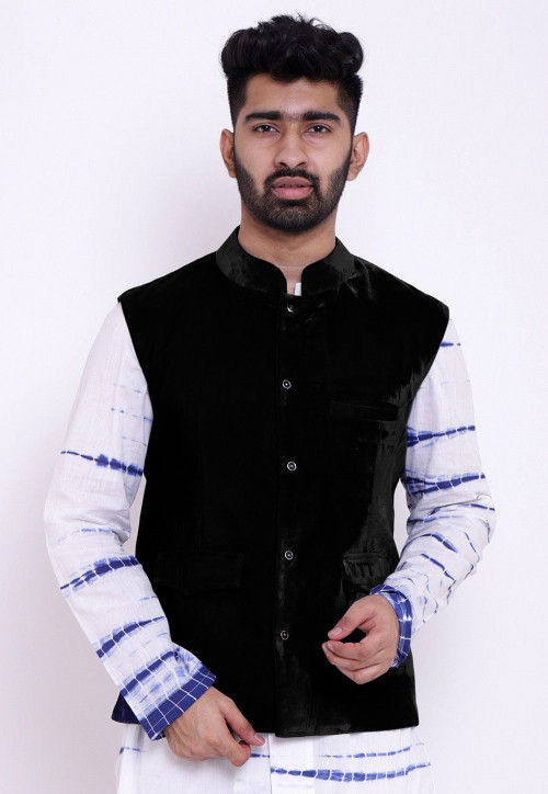 The Twist - Black Modi Jacket | Modi Jacket for Men Online | Yell – Yell -  Unisexx Fashion House
