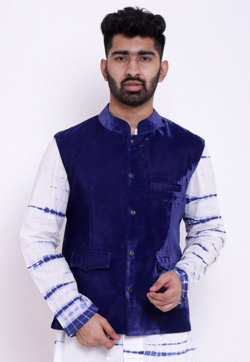 Royal blue modi jacket 2025