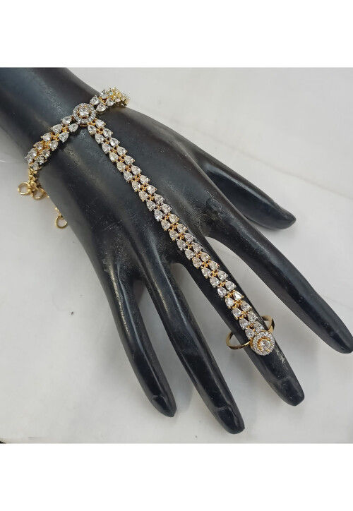 Stone Studded Adjustable Haathphool