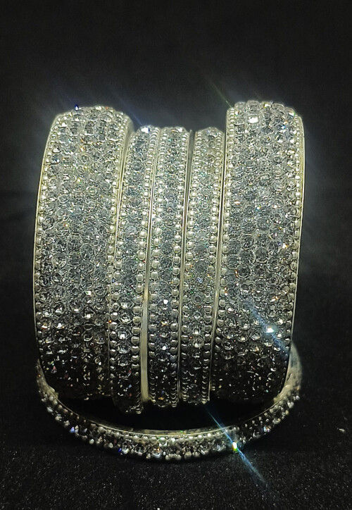 Stone Studded Bangle Set