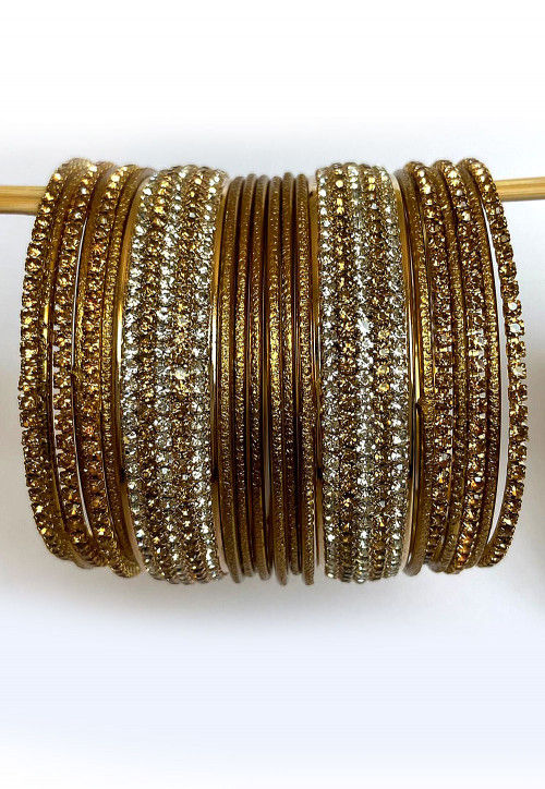 Stone setting bangles hotsell