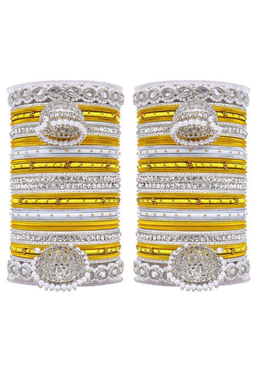Stone Studded Bangle Set