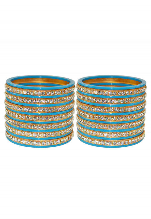 Stone Studded Bangle Set