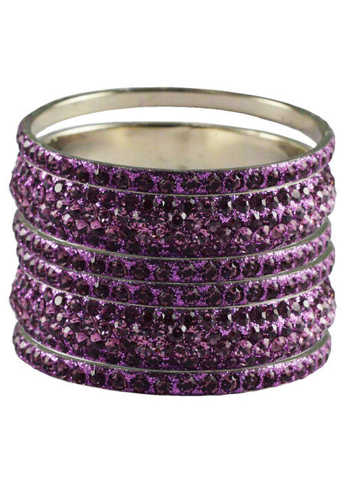 Stone Studded Bangle Set