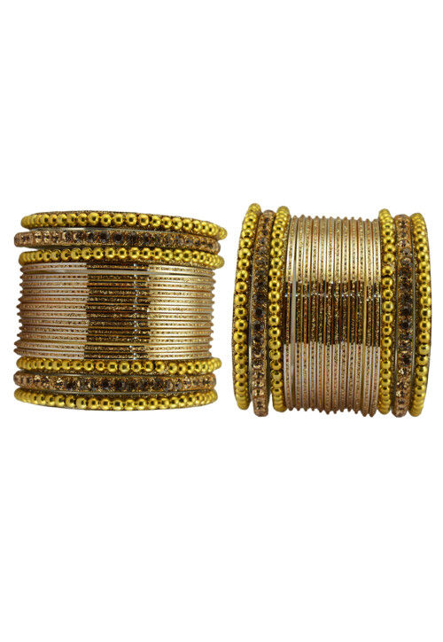 Stone Studded Bangle Set