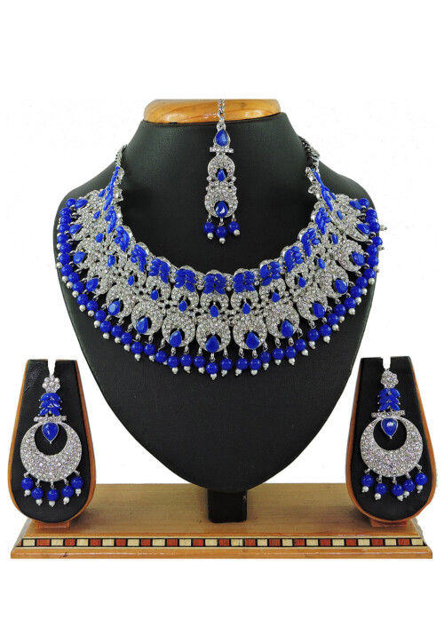 Stone Studded Choker Necklace Set