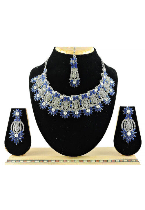 Stone Studded Choker Necklace Set