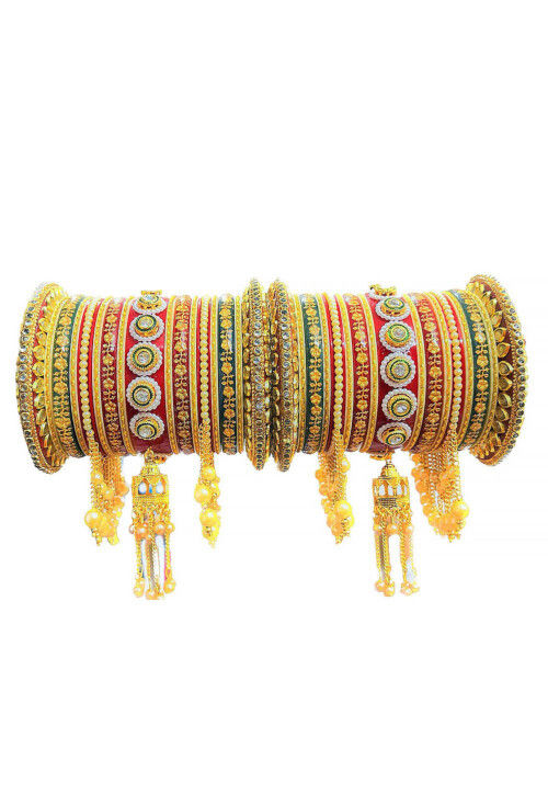 Stone Studded Choora Set