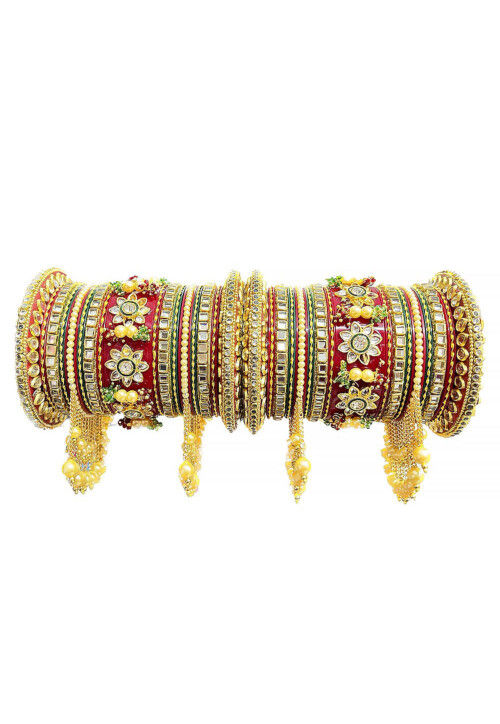Stone Studded Choora Set