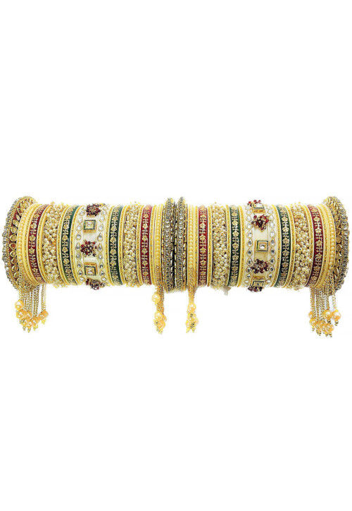 Stone Studded Choora Set