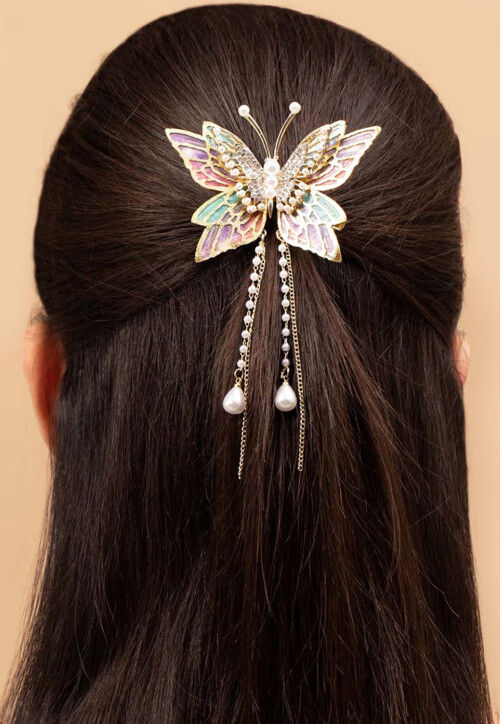 Stone Studded Hair Clip