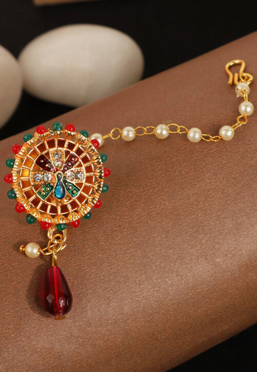 Stone Studded Maang Tikka