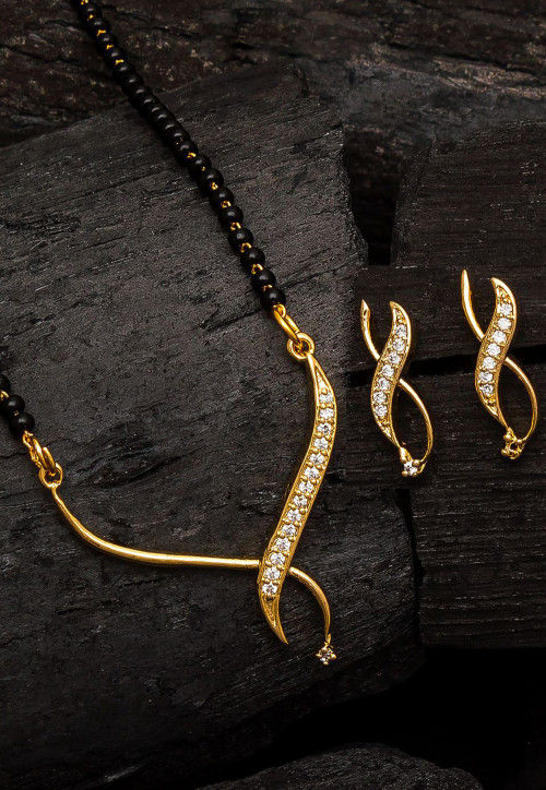 Buy Stone Studded Mangalsutra Set Online JPM5275 Utsav Fashion