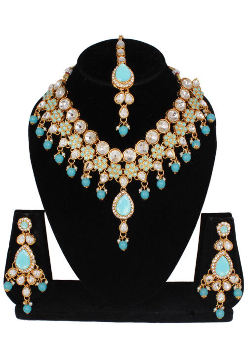 Stone Studded Necklace Set