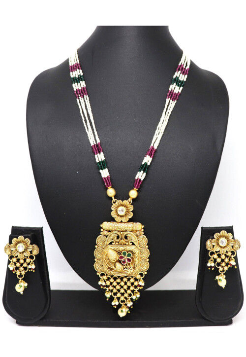 Studded Necklace Set - 6193