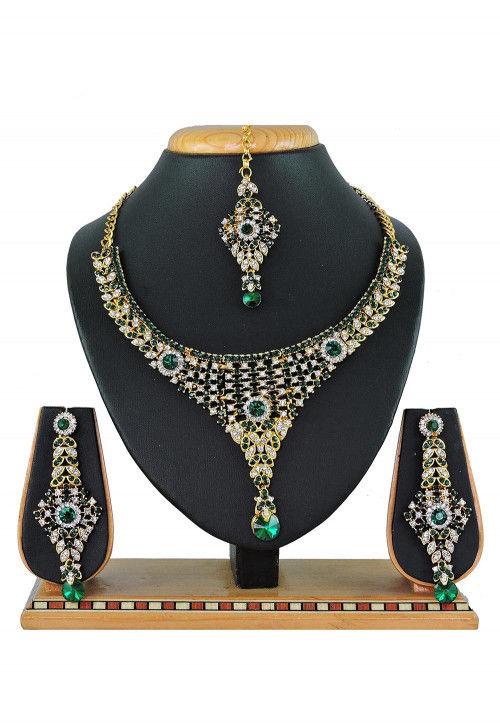 Dark Green color adjustable Hasli Dori Necklace - 1-DOR125 in 0.000 Grams